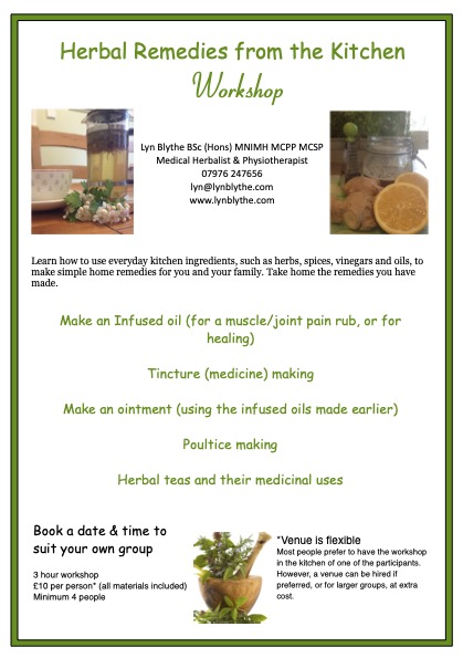 Herbal Remedies Workshop
